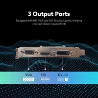 Carte graphique de jeu OBEYA GT730 4G mémoire 4G/128bit/GDDR3 1600 MHz fréquence d