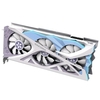 Carte graphique de jeu Yeston RX6800XT-16G D6 YA avec mémoire 16G/256bit/GDDR6 Mode double effet de lumière Ports de sortie DP + HD + Type-C