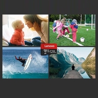 Carte Lenovo TF 32 Go 64 Go 128 Go TF Flash Class10 Carte mémoire haute vitesse Compatible avec Smartphone Caméra Tablette Dash Cam