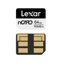 Carte Micro TF Lexar 64G / 128G / 256G 90 Mo / S Compatible avec HUAWEI Mate20 / 30 / P30PRO Mini Portable