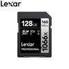 Carte mémoire SD Lexar Professional 1066x 128 Go C10 U3 V30 Niveau de vitesse jusqu