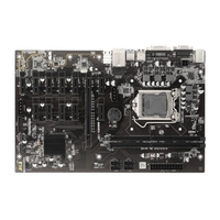 Carte mère B250 BTC-12P avec 2 emplacements mémoire DDR4 11 emplacements PCI-E 1X Ports VGA + DVI prenant en charge le processeur LGA1151 série 6ème/7ème génération