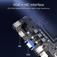 Carte mère JINGSHA H61M emplacements de mémoire DDR3 double canal Interfaces d