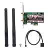 Carte réseau sans fil BT Carte réseau WiFi avec antennes à gain élevé Carte adaptateur PCI-E 150M