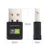 Carte réseau sans fil sans pilote 600 Mbps 2.4 GHz + 5 GHz double bande USB carte réseau sans fil adaptateur WiFi USB pour ordinateur portable PC