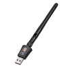 Carte réseau sans fil USB 600 Mbps Adaptateur WiFi USB à double bande 2, 4 GHz + 5 GHz avec antenne externe pour ordinateur portable PC