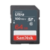 Carte SD SanDisk SDUNB 64go C10 SDHC/SDXC UHS-I carte mémoire étanche antichoc haute vitesse 80 mo/s vitesse de lecture