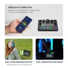 Carte son en direct Changeur de voix externe Mélangeur audio BT Table de mixage sonore avec plusieurs effets sonores Prend en charge l