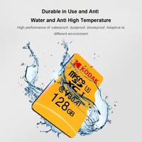 Carte vidéo Kodak Micro SD 128 Go Carte mémoire U3 A1 V30 Carte mémoire Vitesse de lecture 4K