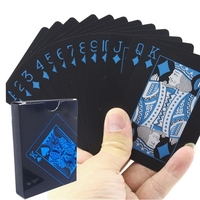 Cartes à jouer au poker Cartes à jouer en plastique imperméables