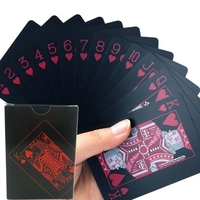 Cartes à jouer au poker Cartes à jouer en plastique imperméables