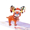 Cartes de Noël 3D Pop Up Cartes de voeux de bonne année Cartes de voeux de Thanksgiving de vacances avec enveloppe Cartes de décoration de Noël Festivals Cadeau d