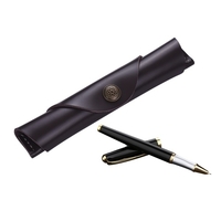 Cas de plume en cuir antique fontaine Handmade Sleeve Bag Pouch Protector pour stylo à bille Stylo à bille unique 7 * 1.2 