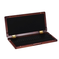 Cas de Reed en bois avec boîte de rangement titulaire titulaire de roseaux intérieur Instrument accessoires en tissu doux pour 20pcs hautbois roseaux Redwood