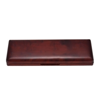 Cas de Reed en bois avec intérieur doux Tissu Instrument Accessoires Container Reeds Titulaire Boîte de rangement pour 11pcs Anches Basson Redwood