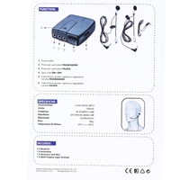 Casque à Casque Communicator Système de Communication 2 Voies Ecouteur + Micro