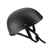 Casque à double casque de moto Casque de protection noir Matt Black pour Scooter Bike