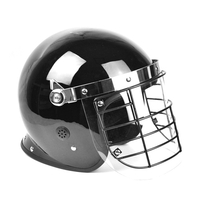 Casque anti-émeute avec écran facial transparent Filet métallique résistant aux chocs et à la pénétration Casques anti-émeute de sécurité pour la patrouille de sécurité publique scolaire
