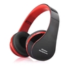 Casque BT pliable stéréo BT 3.0 casques de basse 3.5mm écouteurs filaires écouteurs mains libres multifonctionnels