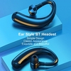 Casque BT5.2 à oreille suspendue Casque à oreille unique sans fil rotatif à 180 ° avec micro mains libres sans douleur portant des écouteurs de sport