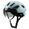 Casque de cyclisme respirant avec lunettes magnétiques pour feux arrière Femmes Hommes Casque de sécurité léger Casque de vélo