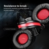 Casque de jeu Casque stéréo pour écouteurs professionnels Game Microphone omnidirectionnel USB sans lecteur,  couvercle respirant (noir)