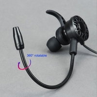 Casque de jeu intra-auriculaire casque de musique filaire avec micro écouteurs universels de basses lourdes pour tablette de téléphone portable