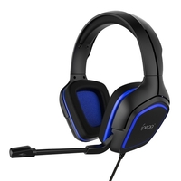 Casque de jeu iPega PG-R006 casque de son surround avec microphone haute sensibilité pour commutateur PC PS4 téléphone portable noir + bleu