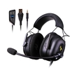 Casque de jeu monté sur la tête SOMIC G936N avec effet de son surround virtuel 7.1 sans pilote Unité de pilote 50 mm USB + fiches 3, 5 mm