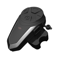 Casque de moto Bluetooth Interphone Radio FM MP3 GPS Talkie-walkie Interphone de ski étanche 800-1000m