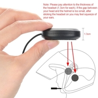 Casque de moto casque Bluetooth 5.0 + EDR casque casque sans fil écouteur mains libres avec le contrôle de la musique Mic