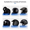 Casque de moto casque BT5.0 casque de moto sans fil musique écouteur Support FM Radio IPX7 étanche avec Microphone