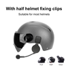 Casque de moto M6 casque moto sans fil BT 5.0 avec microphone prend en charge les écouteurs de casque de moteur de réponse automatique