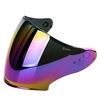 Casque de moto pare-vent lentille visière Surface cambrée moteur casque accessoires remplacement pour casque MT Avenue SV