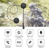 Casque de moto T4 casque de moto sans fil BT 5.0 avec microphone prend en charge les écouteurs de casque de moteur de réponse automatique