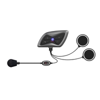 Casque de moto Teleheer T6 Plus Casque/interphone Bluetooth étanche