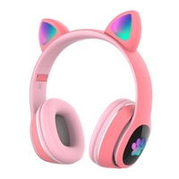 Casque de musique sur l