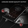 Casque de musique T2000 Écouteurs intra-auriculaires filaires de type C avec microphone et crochets d