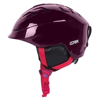 Casque de ski avec coussinet de doublure amovible et couvre-oreilles Snowboard Helemt réglable hommes femmes casque de neige dans le moule