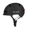 Casque de vélo ajustable avec feu arrière Casque de cyclisme moulé avec feu arrière Hommes Femmes Casque de trajet avec doublure souple et amovible