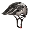 Casque de vélo avec feu arrière à LED Casques de vélo de route de montagne Casque de protection de sécurité Sport de plein air avec visière amovible