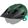 Casque de vélo de montagne avec visière amovible Lunettes détachables Ultralight réglable VTT Casque de vélo de vélo Hommes Femmes Sports Casque de sécurité en plein air