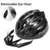Casque de vélo léger Casque de protection de sport avec visière