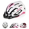 Casque de vélo léger réglable casque de cyclisme casque de vélo de route de montagne avec pare-soleil détachable à dégagement rapide unisexe