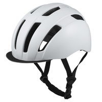 Casque de vélo respirant avec visière de style capuchon amovible