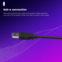 Casque filaire USB avec microphone antibruit sur l