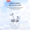 Casque Lenovo HT38 BT5.0 Casque sans fil Écouteurs de sport semi-intra-auriculaires avec contrôle tactile intelligent Large compatibilité Blanc
