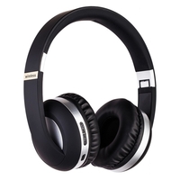 Casque sans fil BT5.0 monté sur la tête MH4 avec microphone Fonctionnement du bouton de son stéréo HiFi Fonction FM