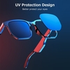 Casque sans fil intelligent BT5.0 lunettes de musique casque de sport de plein air appariement stable haut-parleur intégré large compatibilité rouge