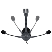 Casque stéréo Logitech H111 avec microphone rotatif 3, 5 mm